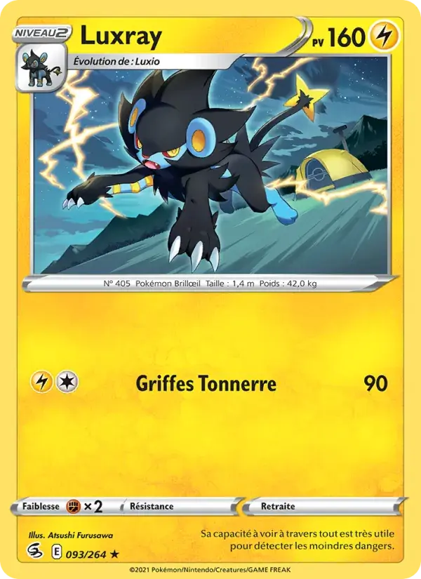 Luxray - 93/284 - Poing de Fusion