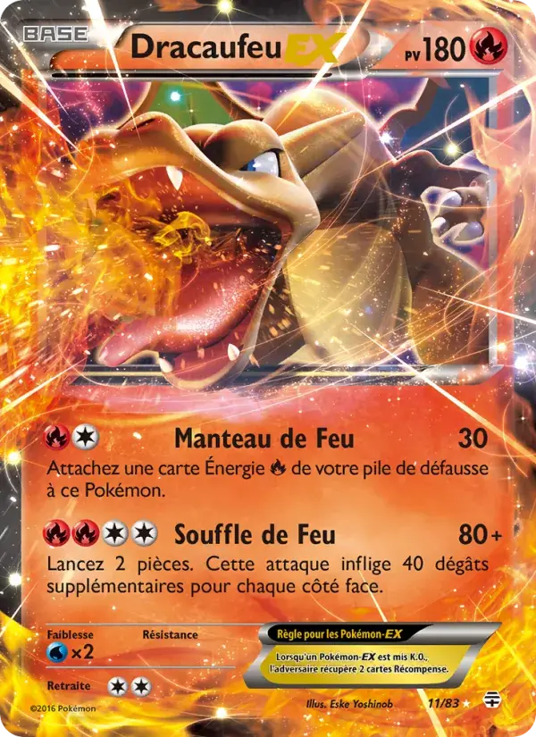 Dracaufeu-EX - 11/117 - Générations