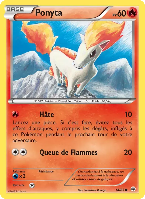Ponyta - 14/117 - Générations
