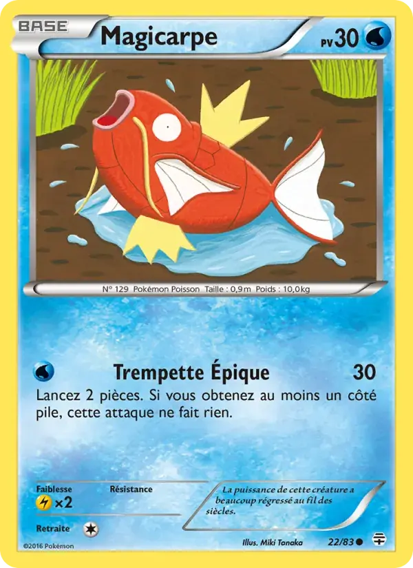 Magicarpe - 22/117 - Générations