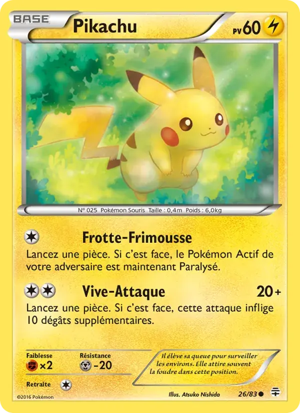 Pikachu - 26/117 - Générations