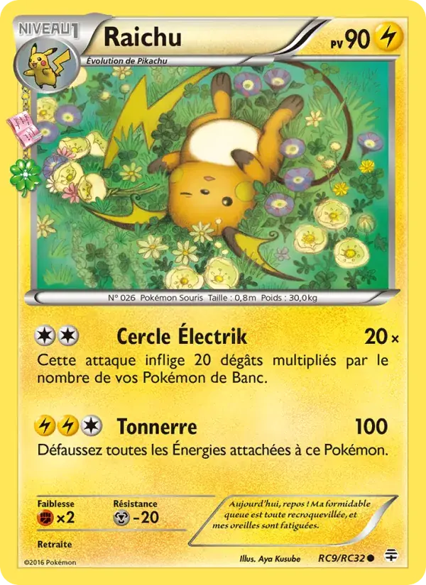 Raichu - RC9/117 - Générations