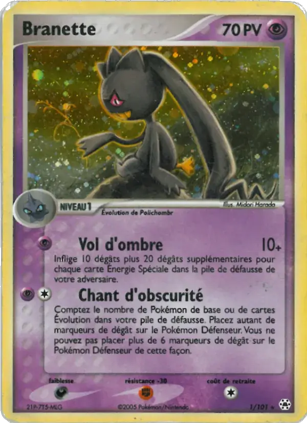 Branette - 1/102 - EX Légendes Oubliées