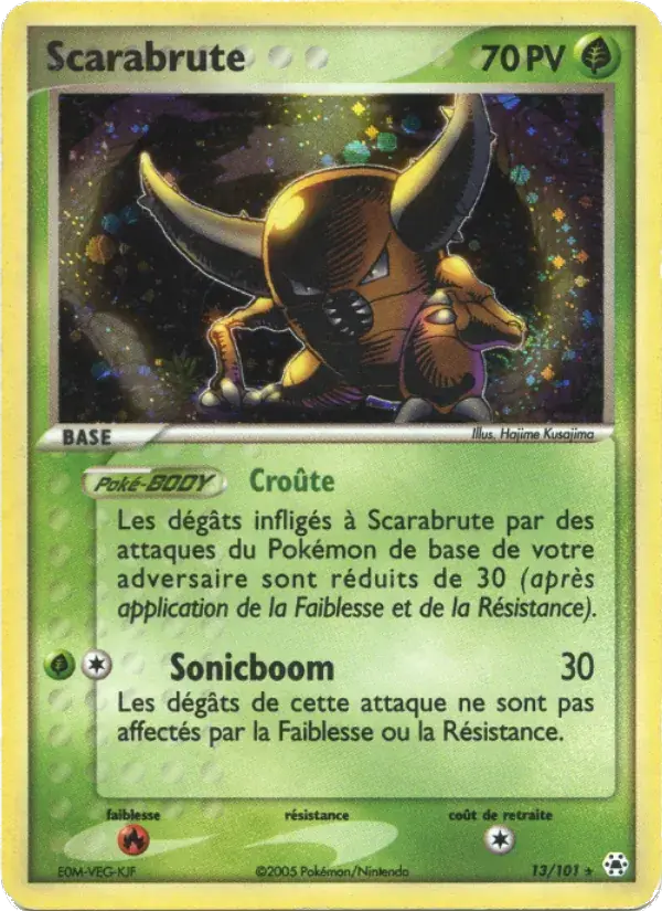 Scarabrute - 13/102 - EX Légendes Oubliées