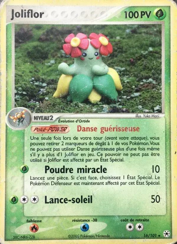 Joliflor - 16/102 - EX Légendes Oubliées