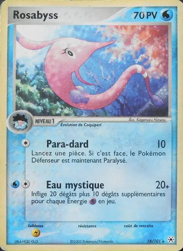 Rosabyss - 18/102 - EX Légendes Oubliées