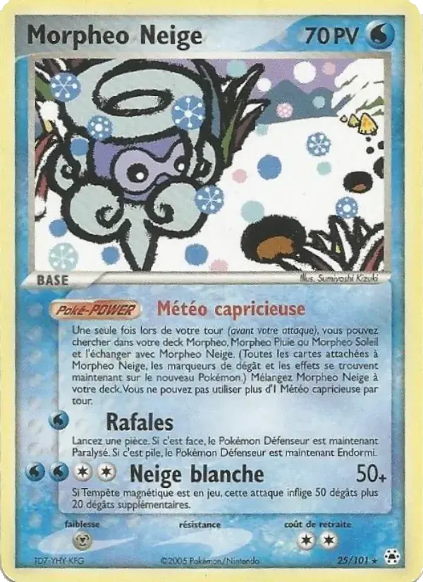 Morpheo Neige - 25/102 - EX Légendes Oubliées