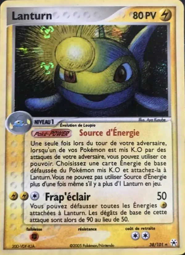Lanturn - 38/102 - EX Légendes Oubliées