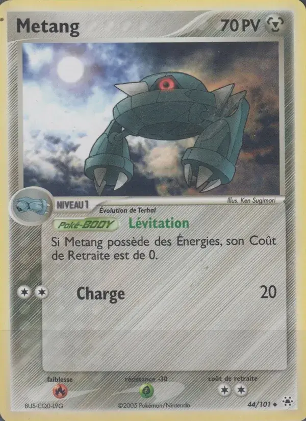 Métang - 44/102 - EX Légendes Oubliées