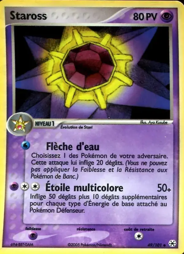 Staross - 49/102 - EX Légendes Oubliées
