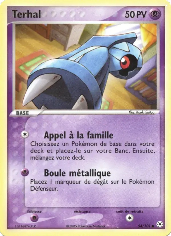 Terhal - 54/102 - EX Légendes Oubliées