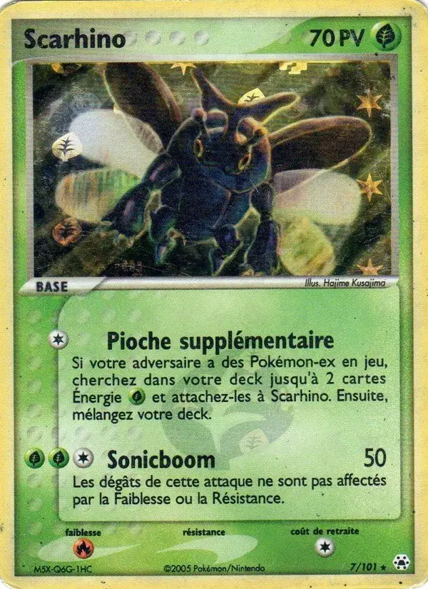 Scarhino - 7/102 - EX Légendes Oubliées