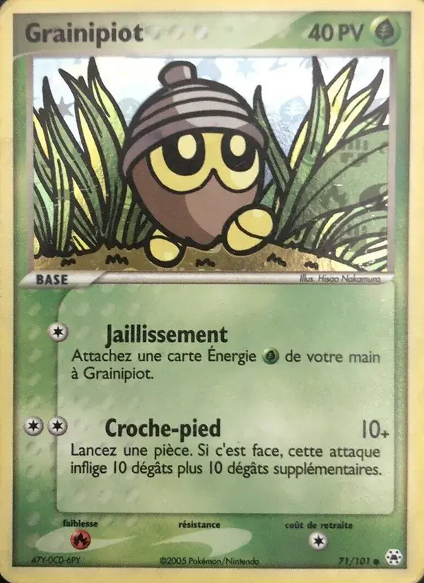 Grainipiot - 71/102 - EX Légendes Oubliées