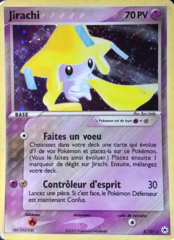 Jirachi - 8/102 - EX Légendes Oubliées