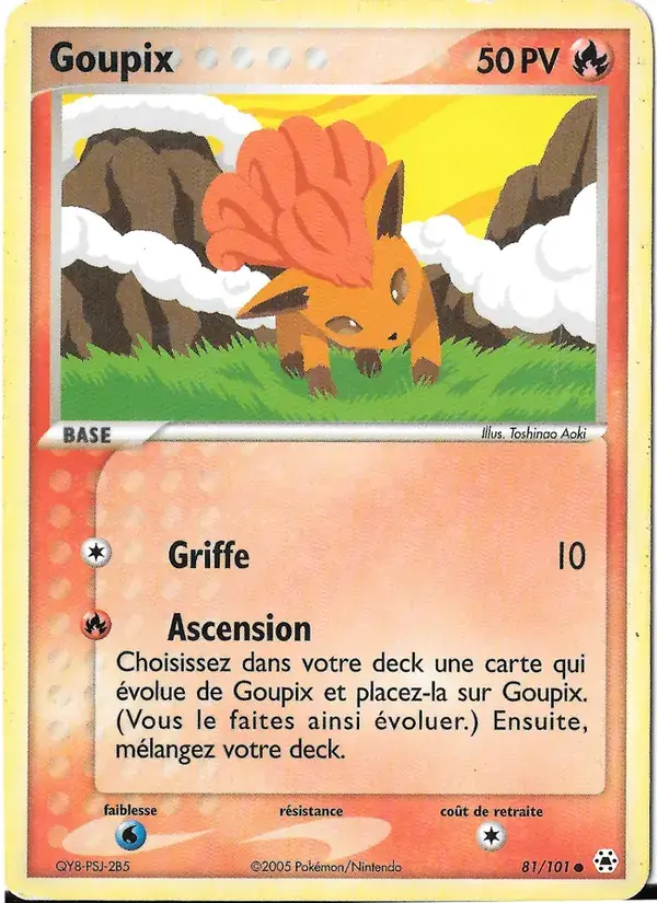Goupix - 81/102 - EX Légendes Oubliées