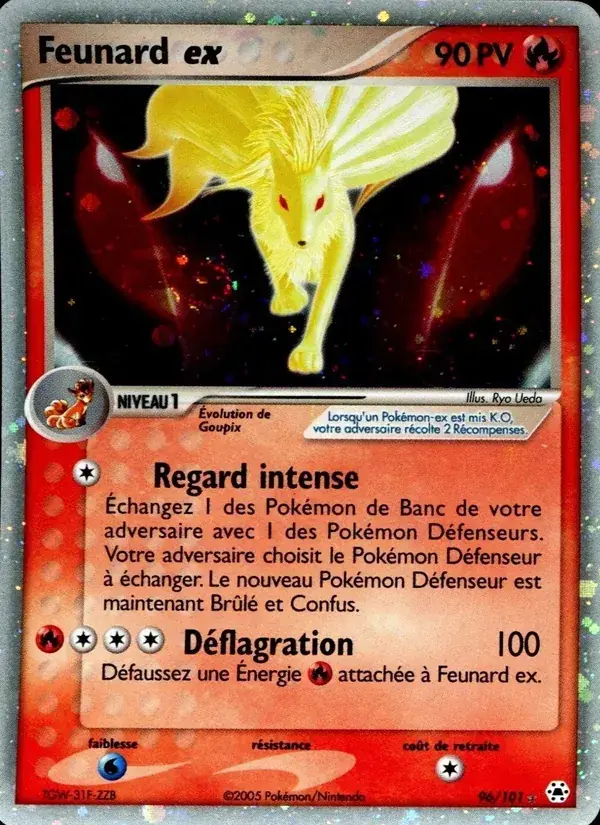 Feunard ex - 96/102 - EX Légendes Oubliées