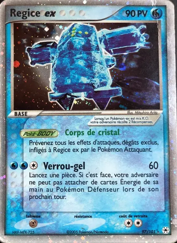 Regice ex - 97/102 - EX Légendes Oubliées