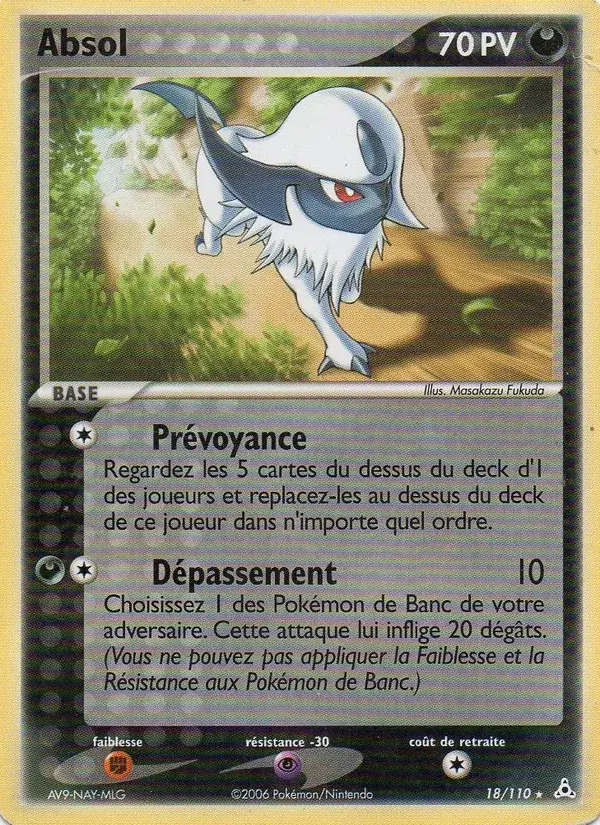 Absol - 18/111 - EX Fantômes Holon