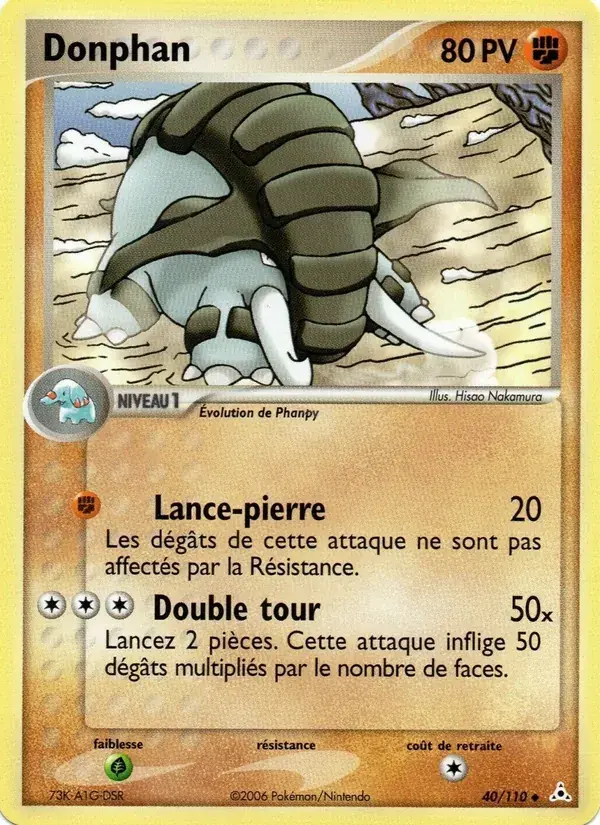 Donphan - 40/111 - EX Fantômes Holon