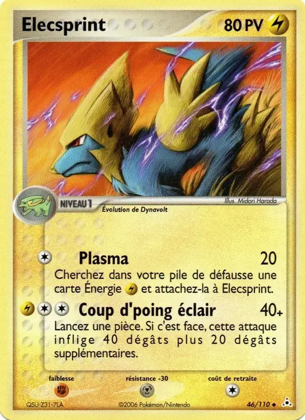 Élecsprint - 46/111 - EX Fantômes Holon