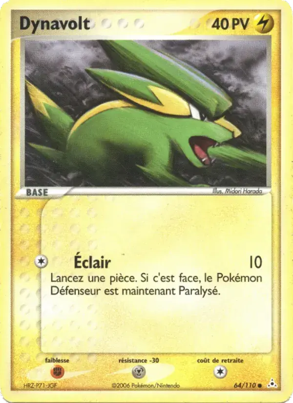 Dynavolt - 64/111 - EX Fantômes Holon