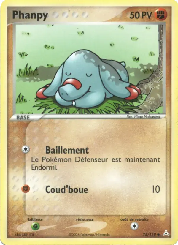 Phanpy - 75/111 - EX Fantômes Holon