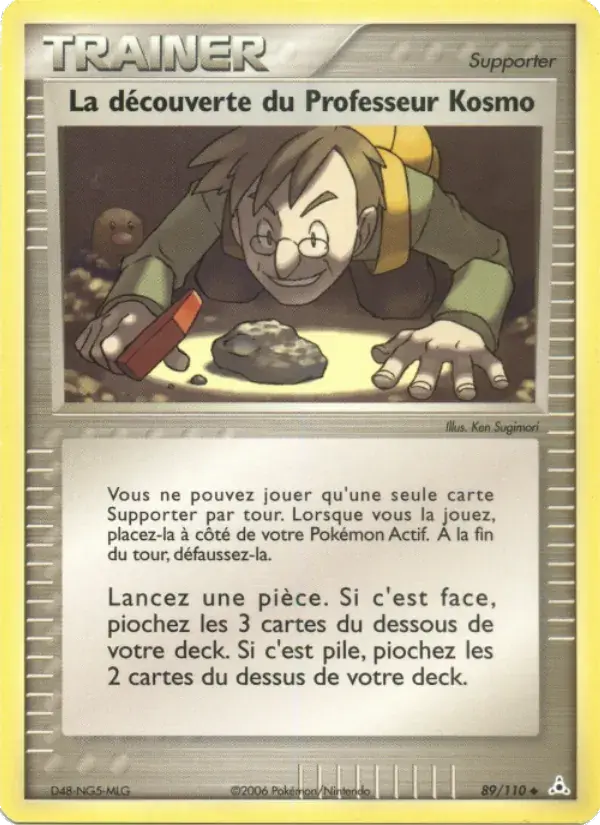 La découverte du Professeur Kosmo - 89/111 - EX Fantômes Holon