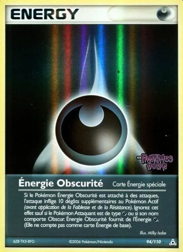 Énergie Obscurité - 94/111 - EX Fantômes Holon
