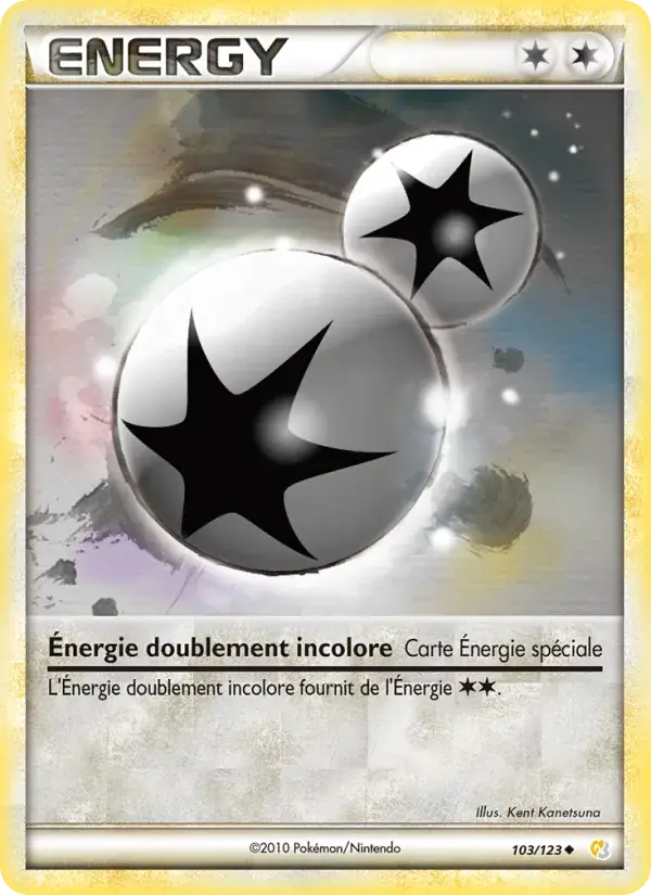 Énergie doublement incolore - 103/124 - HeartGold SoulSilver