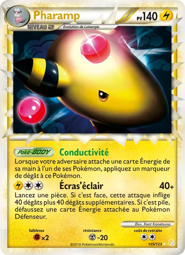 Pharamp - 105/124 - HeartGold SoulSilver