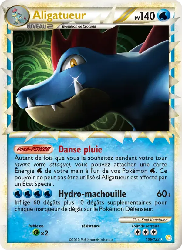 Aligatueur - 108/124 - HeartGold SoulSilver