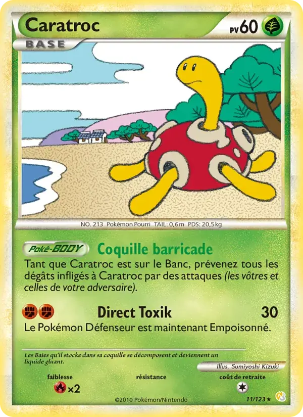 Caratroc - 11/124 - HeartGold SoulSilver