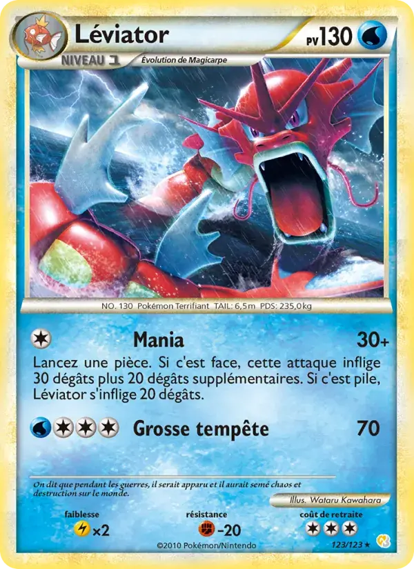 Léviator - 123/124 - HeartGold SoulSilver