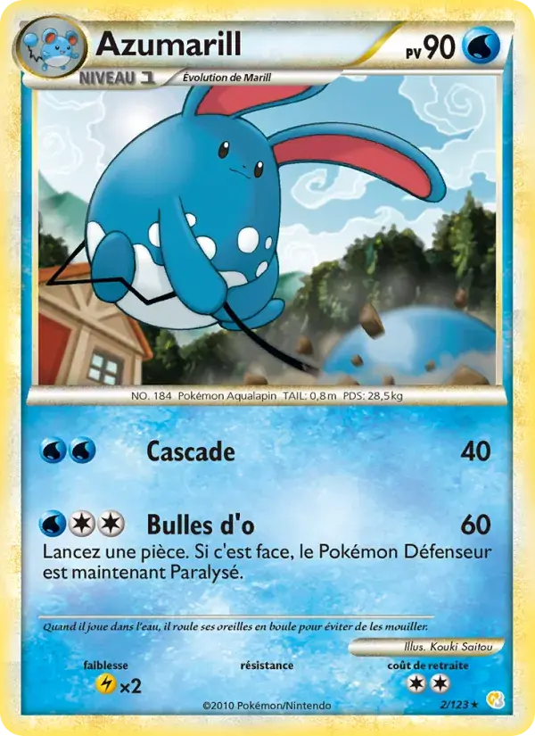 Azumarill - 2/124 - HeartGold SoulSilver