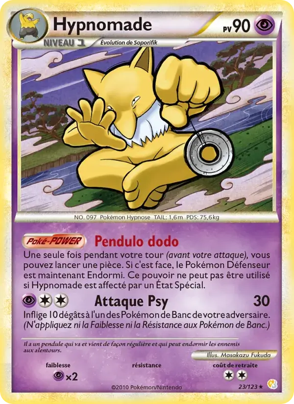 Hypnomade - 23/124 - HeartGold SoulSilver
