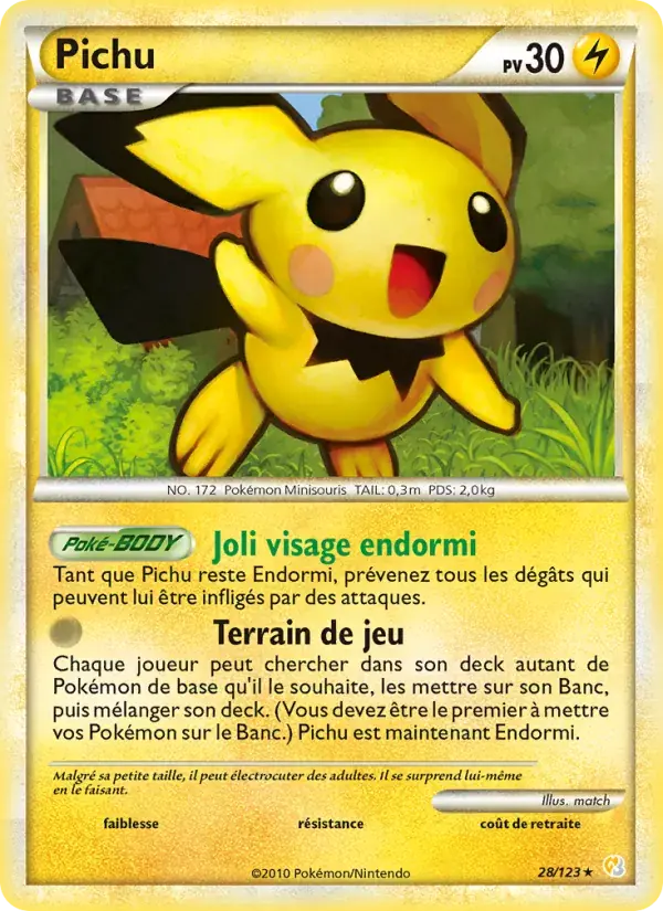 Pichu - 28/124 - HeartGold SoulSilver