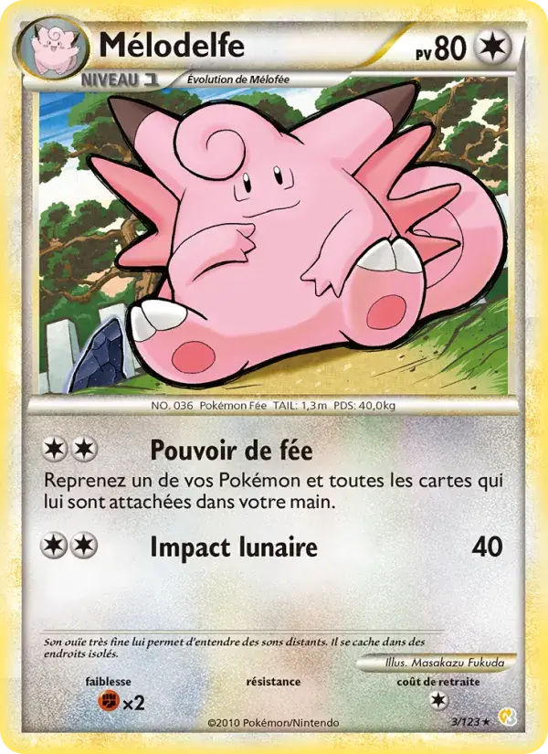 Mélodelfe - 3/124 - HeartGold SoulSilver