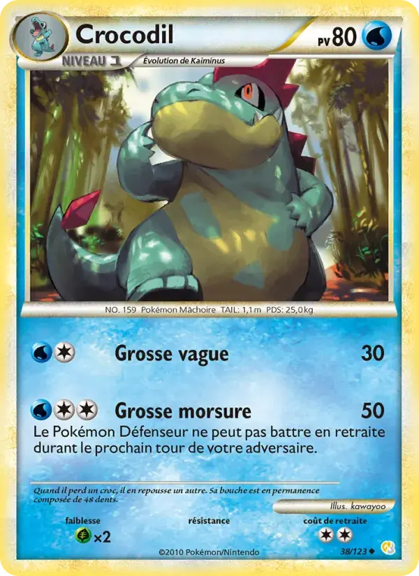 Crocodil - 38/124 - HeartGold SoulSilver