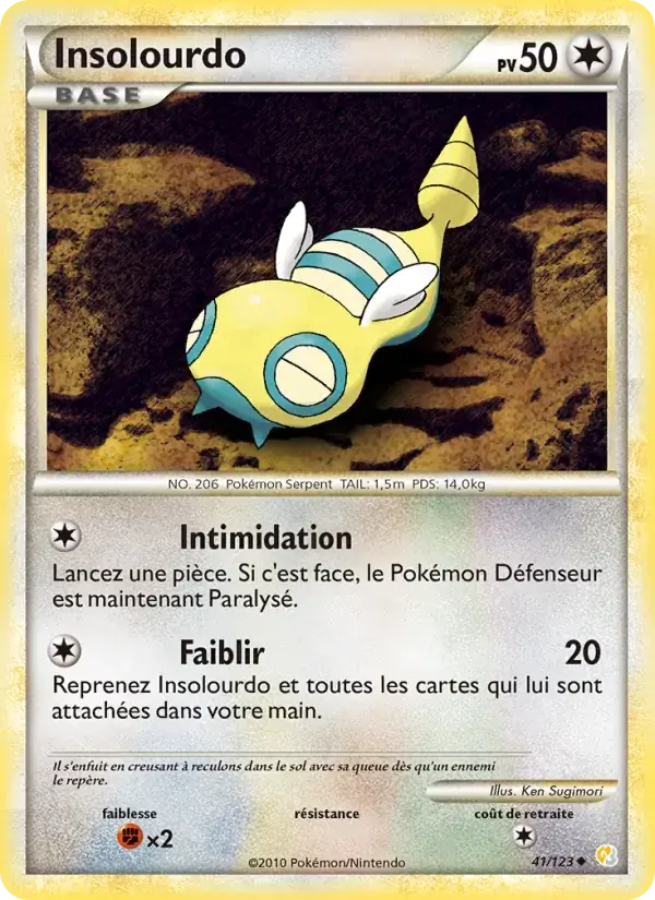 Insolourdo - 41/124 - HeartGold SoulSilver