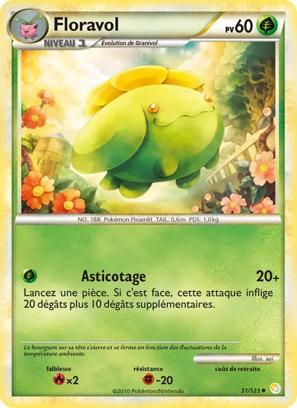 Floravol - 51/124 - HeartGold SoulSilver
