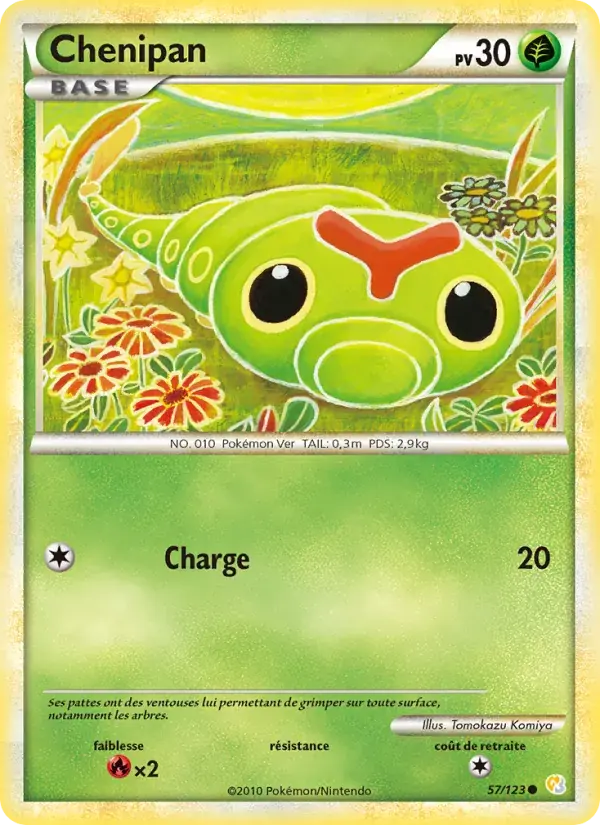 Chenipan - 57/124 - HeartGold SoulSilver