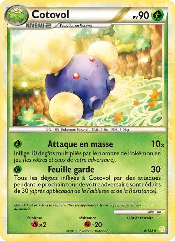 Cotovol - 6/124 - HeartGold SoulSilver