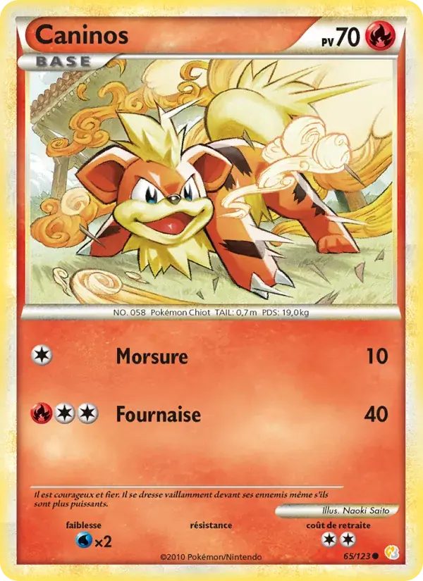 Caninos - 65/124 - HeartGold SoulSilver