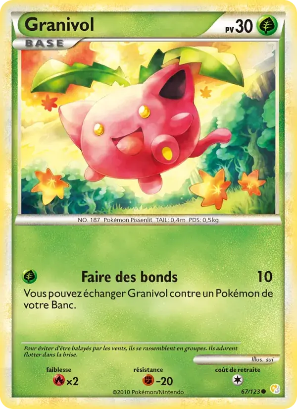 Granivol - 67/124 - HeartGold SoulSilver