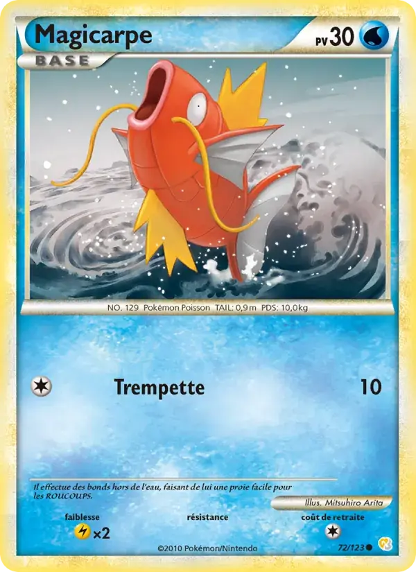 Magicarpe - 72/124 - HeartGold SoulSilver