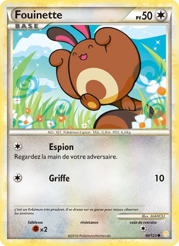 Fouinette - 80/124 - HeartGold SoulSilver