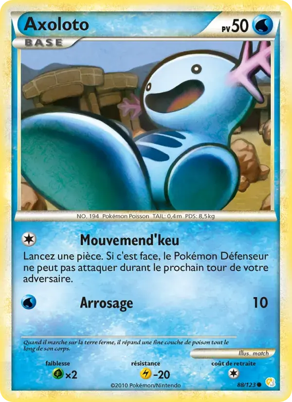 Axoloto - 88/124 - HeartGold SoulSilver