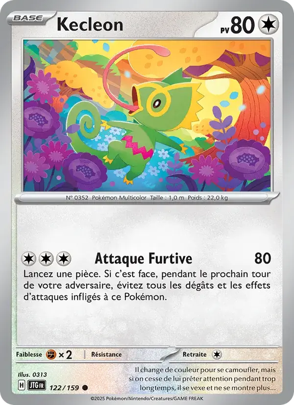 Kecleon - 122/190 - Aventures Ensemble