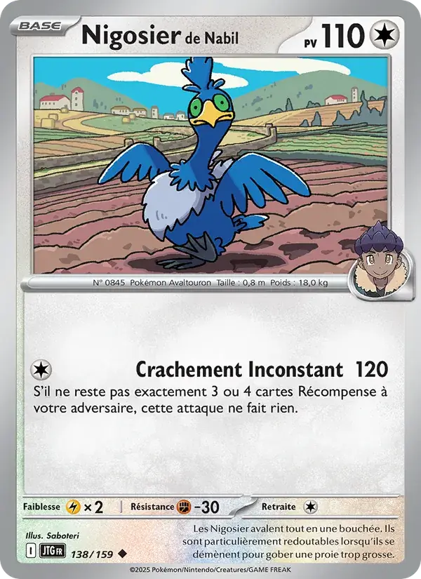 Nigosier de Nabil - 138/190 - Aventures Ensemble