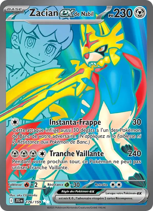 Zacian-ex de Nabil - 176/190 - Aventures Ensemble